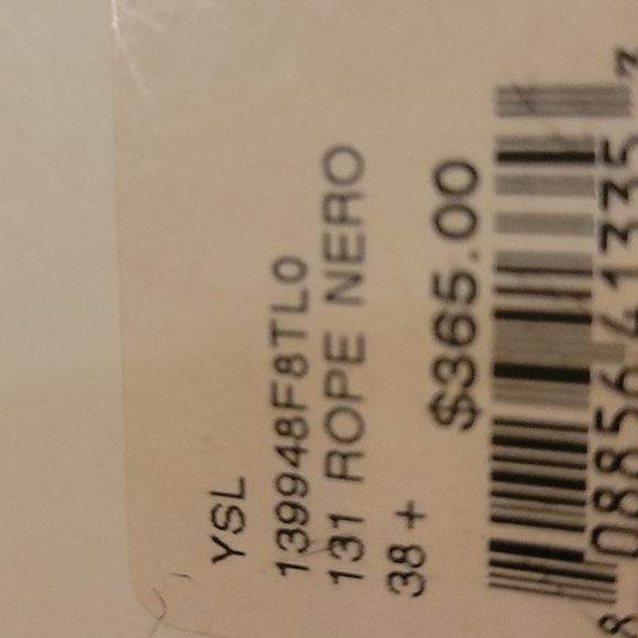 Yves Saint Laurent Denim queen velvet rope & black - Picture 4 of 5